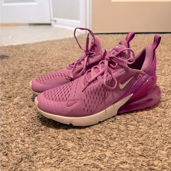 Nike Shoes - Nike Women’s or Kids Air Max 270 Pink/Purple Running Sneakers EUC